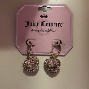 Juicy Couture Heart Shaped Earrings